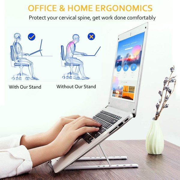 Foldable Laptop Stand | Ergonomic Laptop Table | Best Quality Laptop Stand for Home & Office