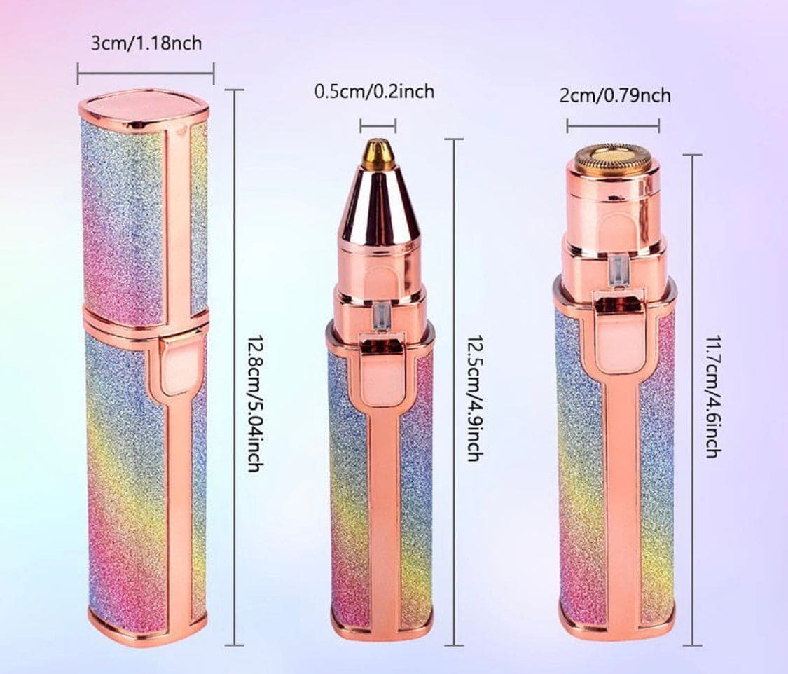 Glitter Eyebrow Trimmer, 2 In 1 Electric Eyebrow Trimmer