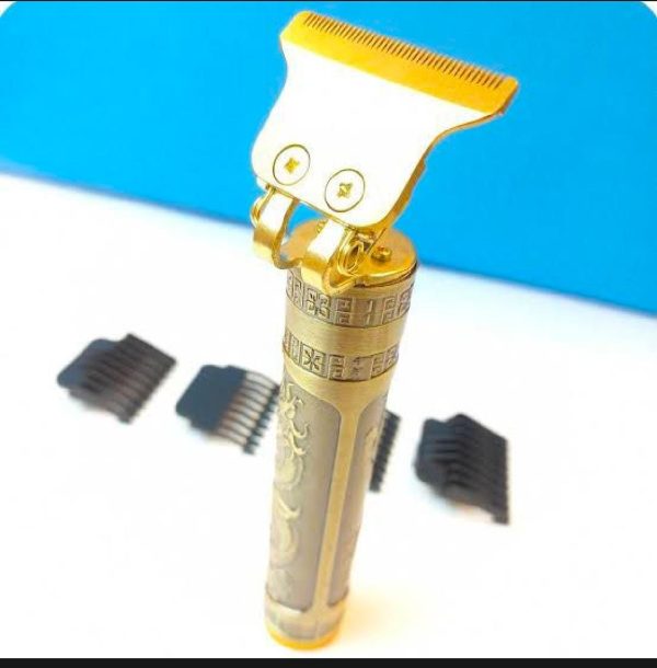 Metal Body Vintage T9 Trimmer | Golden Dragon Hair Clipper for Men | Professional Beard & Hair Cutting Machine"