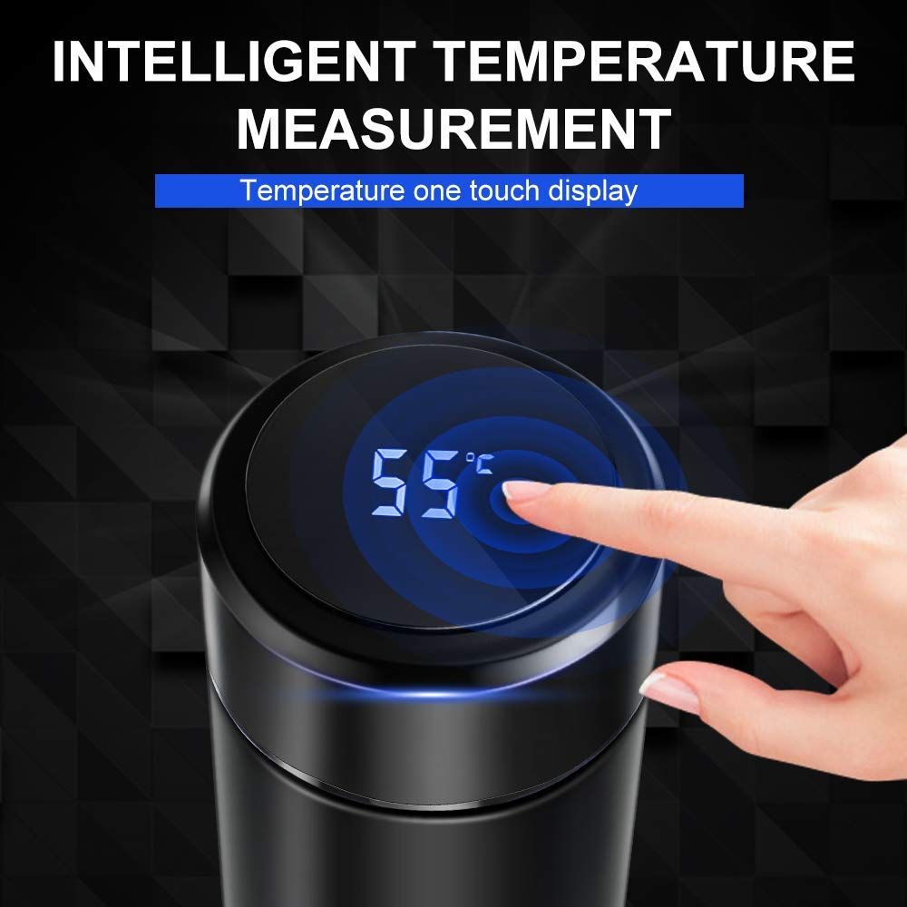 Smart LED Temperature Display Thermos – Stainless Steel Vacuum Insulated Water Bottle