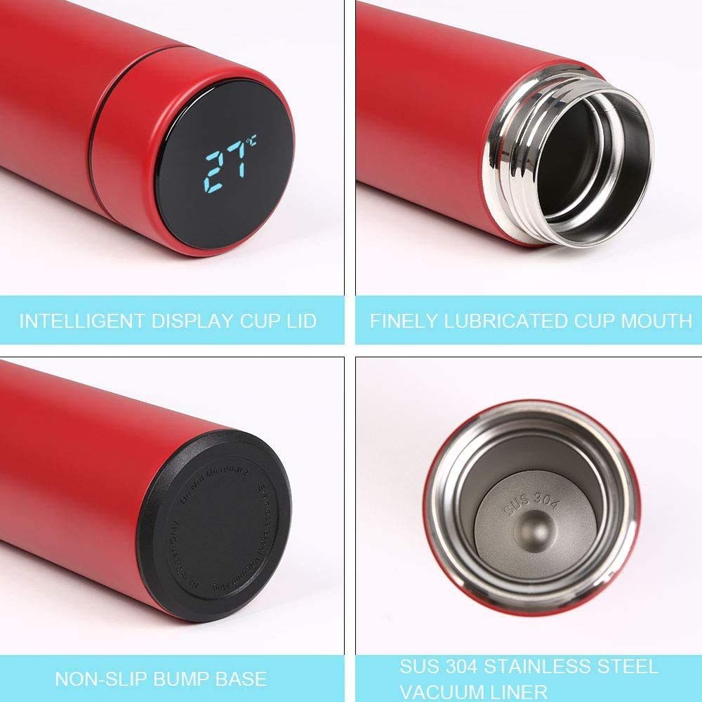 Smart LED Temperature Display Thermos – Stainless Steel Vacuum Insulated Water Bottle