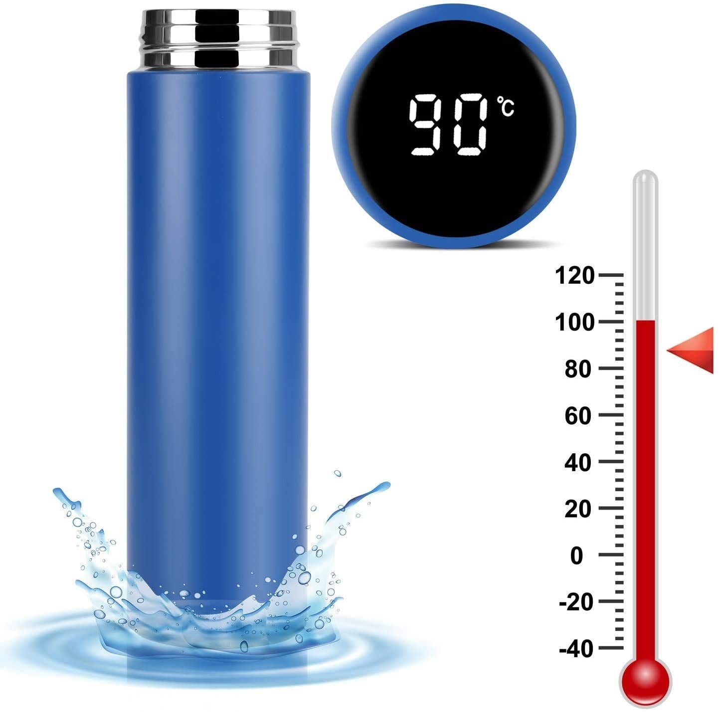 Smart LED Temperature Display Thermos – Stainless Steel Vacuum Insulated Water Bottle