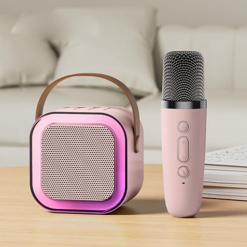K12 Karaoke Speaker | Portable Bluetooth Wireless Speaker with Mic | Rechargeable Smart Speaker for Music & Parties ..