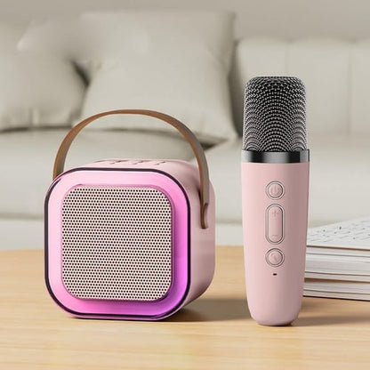 K12 Karaoke Speaker | Portable Bluetooth Wireless Speaker with Mic | Rechargeable Smart Speaker for Music & Parties ..