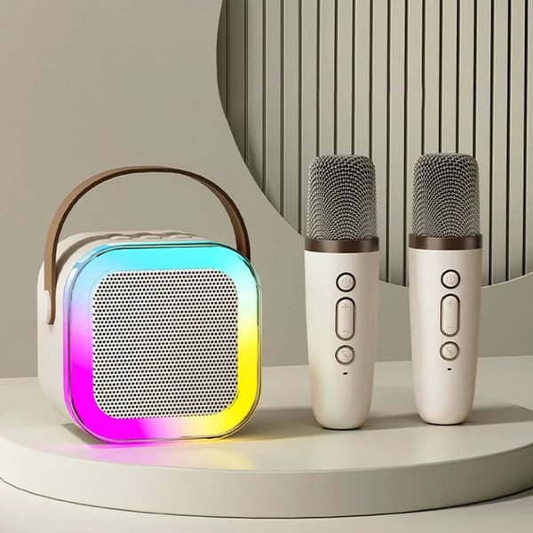 K12 Karaoke Speaker | Portable Bluetooth Wireless Speaker with Mic | Rechargeable Smart Speaker for Music & Parties ..