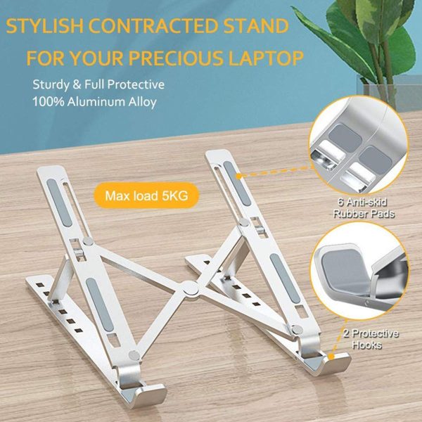 Foldable Laptop Stand | Ergonomic Laptop Table | Best Quality Laptop Stand for Home & Office