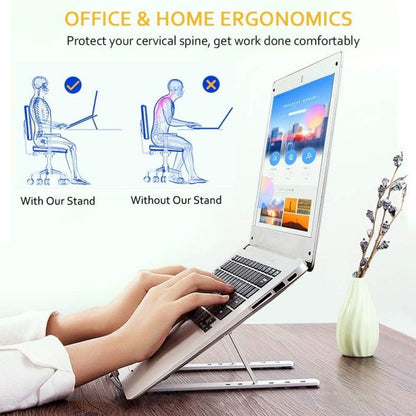 Foldable Laptop Stand | Ergonomic Laptop Table | Best Quality Laptop Stand for Home & Office