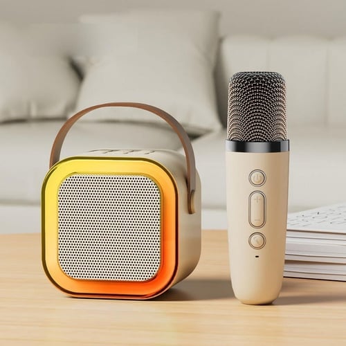K12 Karaoke Speaker | Portable Bluetooth Wireless Speaker with Mic | Rechargeable Smart Speaker for Music & Parties ..