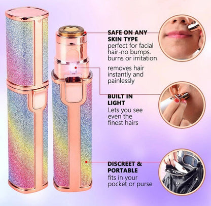 Glitter Eyebrow Trimmer, 2 In 1 Electric Eyebrow Trimmer