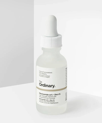 The ordinary serum niacinamide 10% + Zinc 1%